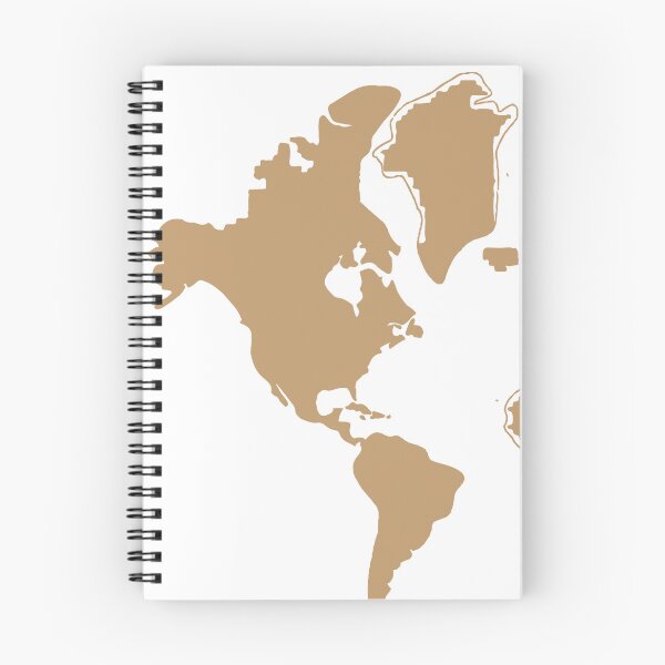 Item preview, World Map - Minimalist Gold Silhouette designed and sold by PotentialDevelopment.