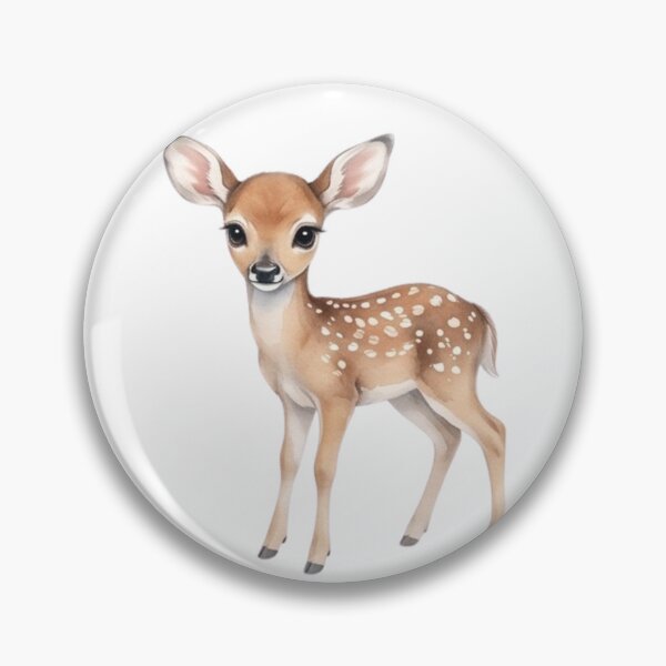 Item preview, Cute Woodland Deer Watercolour Illustration designed and sold by made by Golightly x.