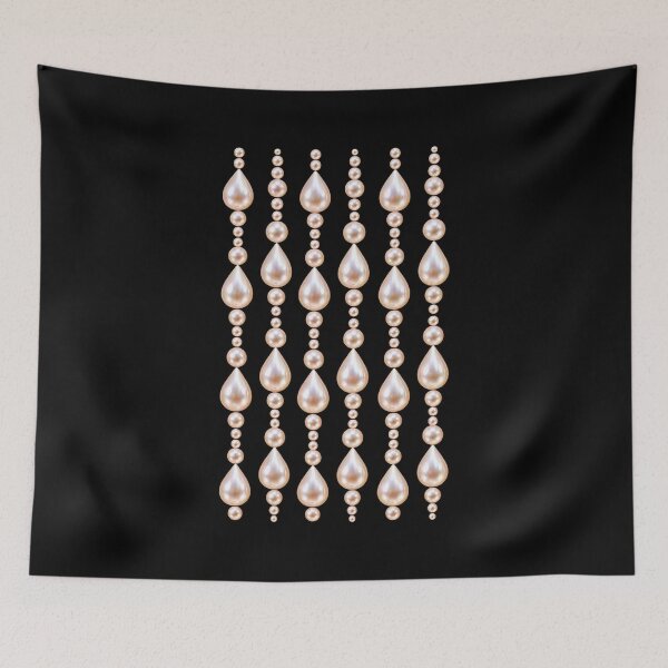 Item preview, BIRTHSTONE COLLECTION ⭐ CASCADE - JUNE • PEARL • Modern designed and sold by WheelieGdArt.