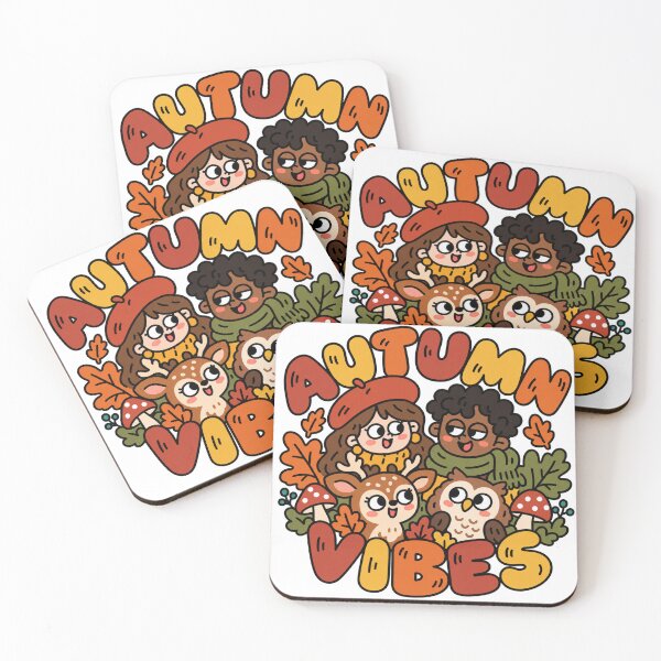 Item preview, Autumn Vibes Cute Autumn People and Animals designed and sold by The198X.