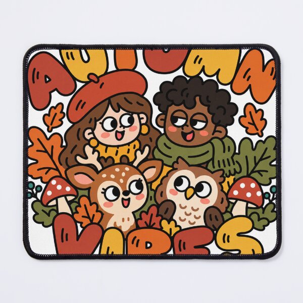Item preview, Autumn Vibes Cute Autumn People and Animals designed and sold by The198X.