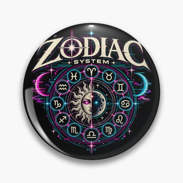 Item preview, Zodiac System – Cyber Glitch Astrology Symbols designed and sold by JupiterGlitchEmpire.