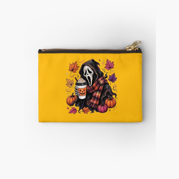Item preview, Spooky Halloween Ghost Pumpkin Autumn Fall Leaves Cute Design designed and sold by anemiche.