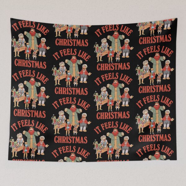Item preview, It Feels Like Christmas Muppets Retro Holiday Celebration designed and sold by Glow-Paw-Studio.
