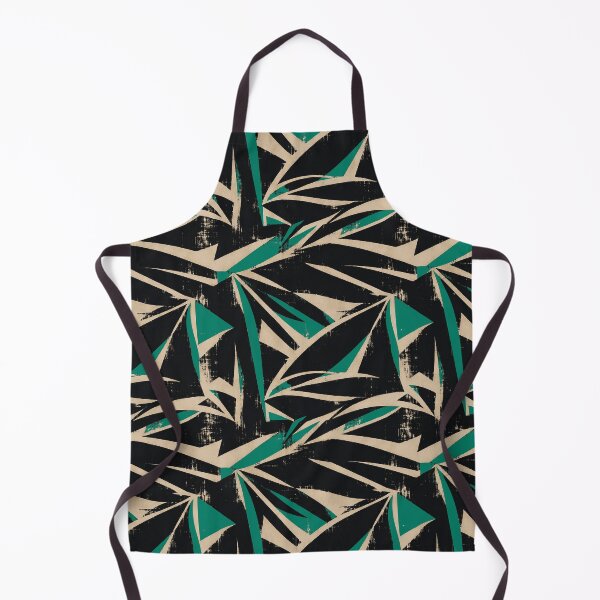 Item preview, Teal Black Abstract Brush Pattern designed and sold by imaniko.