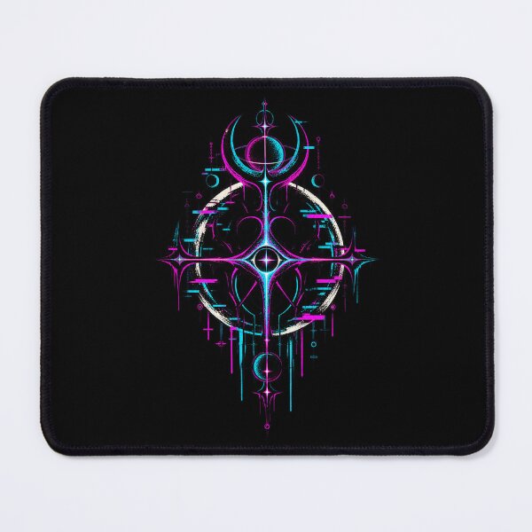 Item preview, Cyber Sigil – Glitch Occult Symbol designed and sold by JupiterGlitchEmpire.