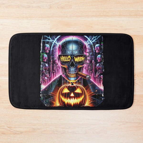 Item preview, Halloween Cyborg Skeleton Cigar Pumpkin Sunglasses designed and sold by Voodoo Store Paranormal Collections.