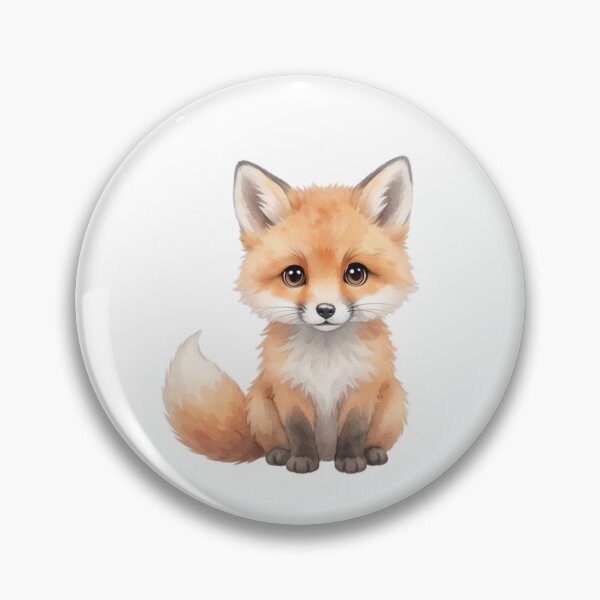 Item preview, Cute Woodland Fox Watercolour Illustration designed and sold by made by Golightly x.