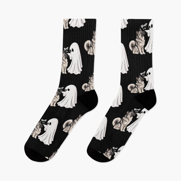 Item preview, Funny Ghost Norwegian Elkhound Dog Boop Halloween Design Mom Dad designed and sold by rafaeltto.