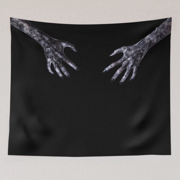 Item preview, Creepy monster hands – Dark Halloween horror motif designed and sold by Nicole Bleck.
