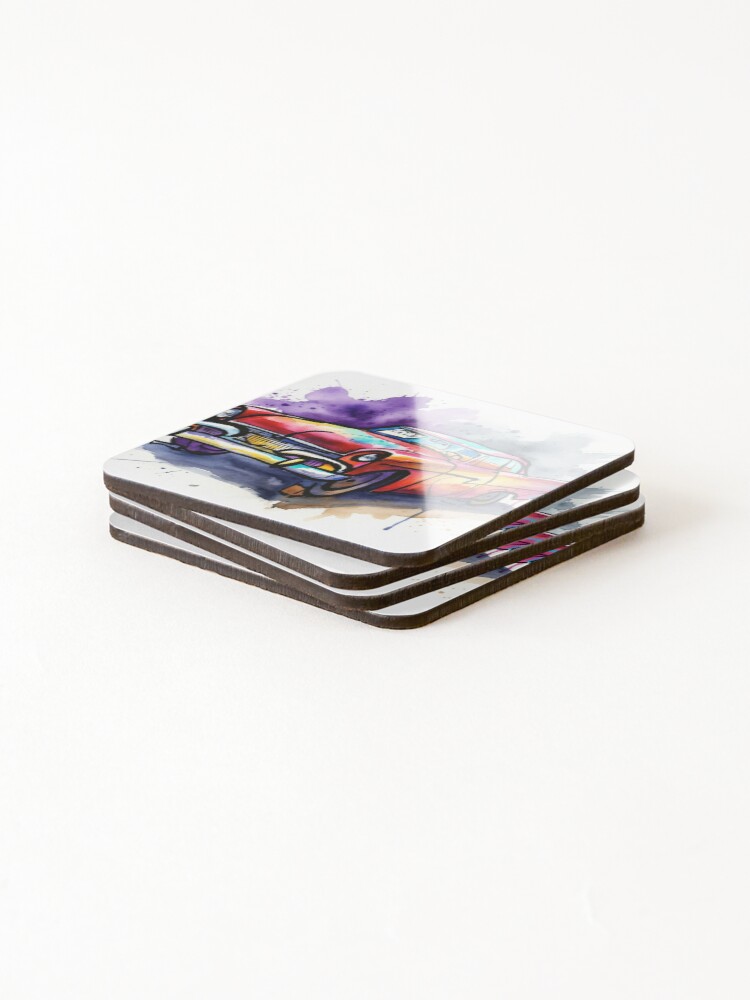Thumbnail 4 of 5, Coasters (Set of 4), Color Cruiser designed and sold by RustRide.