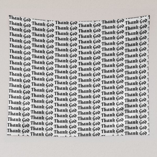 Item preview, Thank God because He is good and Loves you and wants the Best for you Simple words only Christian design to say Thanks and have Gratitude designed and sold by FTLOG.