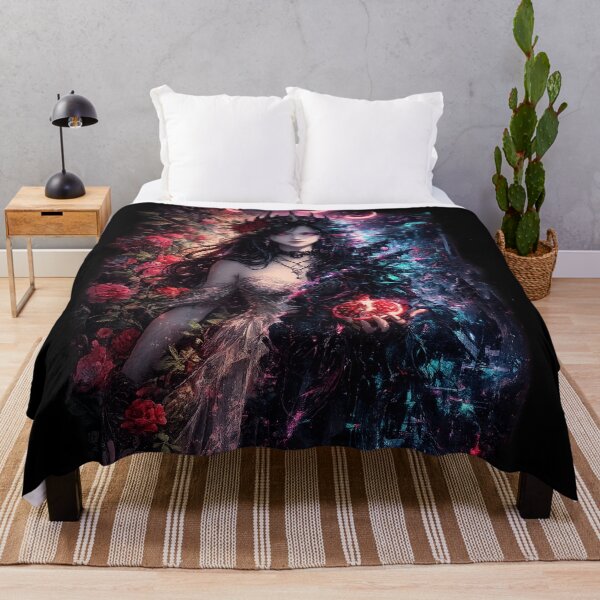 Item preview, Persephone Art – Glitch Goddess of the Underworld designed and sold by JupiterGlitchEmpire.