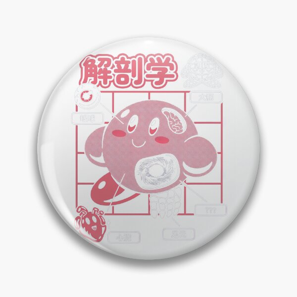 Item preview, Japanese Pink Monster Anatomy Retro Cyber Grid Graphic designed and sold by Machomanshop.
