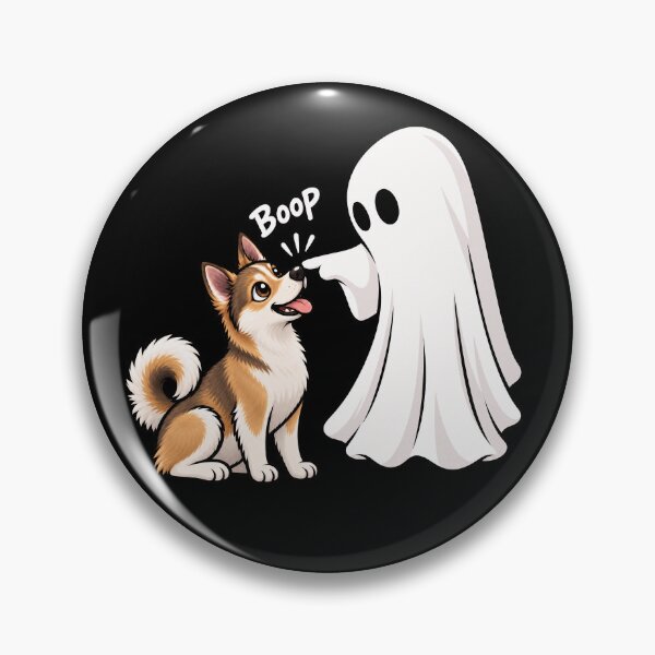Item preview, Funny Ghost Norwegian Lundehund Dog Boop Halloween Design Mom Dad designed and sold by rafaeltto.