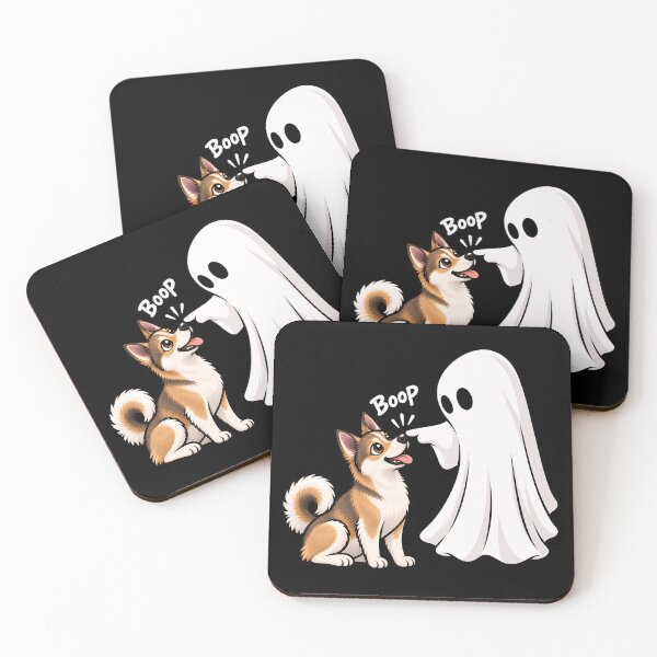 Item preview, Funny Ghost Norwegian Lundehund Dog Boop Halloween Design Mom Dad designed and sold by rafaeltto.