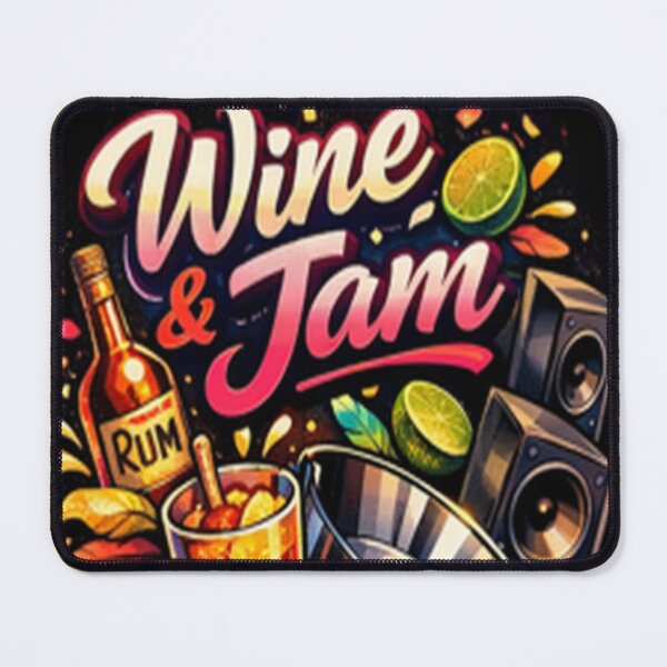 Item preview, Wine & Jam, It's Carnival! designed and sold by 5PalmsCreative.