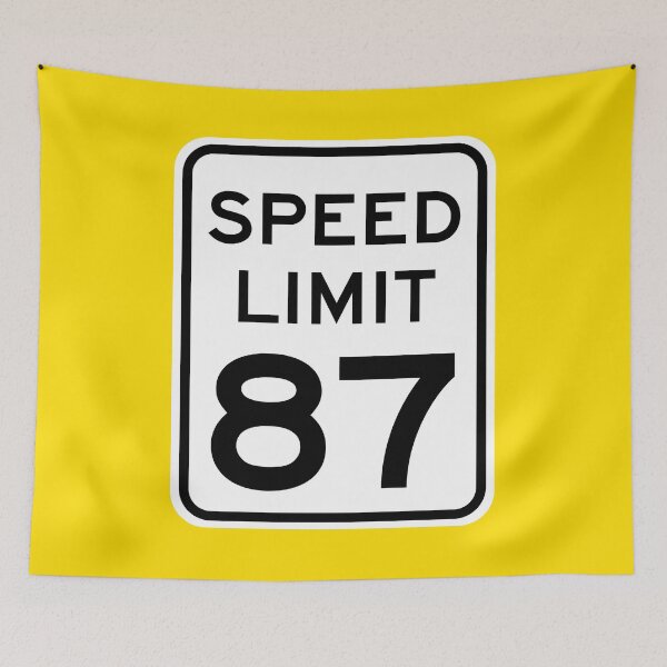 Item preview, Speed Limit 87 Sign designed and sold by Karate Octopus.
