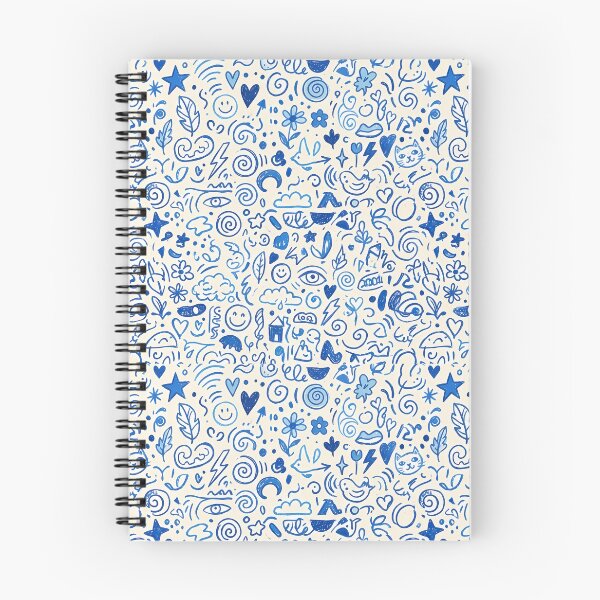 Item preview, Whimsical Hand Drawn Folk Art Doodle Pattern designed and sold by ART ATTACK ZONE.