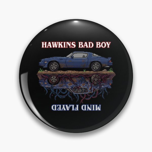 Item preview, Hawkins Bad Boy Pixel Art Upside Down Muscle Car designed and sold by Azaziel.
