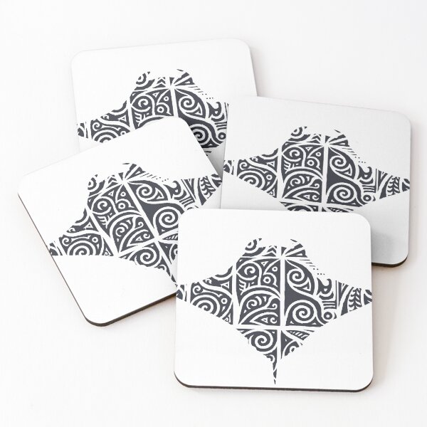 Item preview, Tribal Manta Ray - Polynesian Ocean Art designed and sold by PotentialDevelopment.