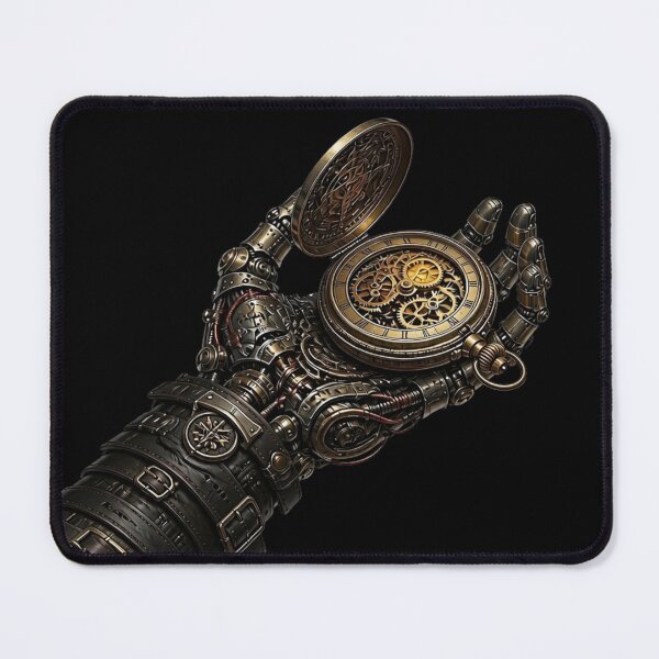 Item preview, Biomechanical Pocket Watch Steampunk Gauntlet designed and sold by LazyDayzCo.