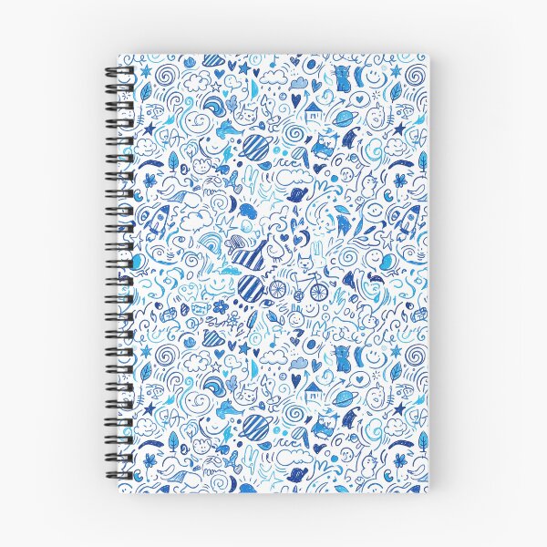 Item preview, 1 Whimsical Hand Drawn Folk Art Doodle Pattern designed and sold by ART ATTACK ZONE.
