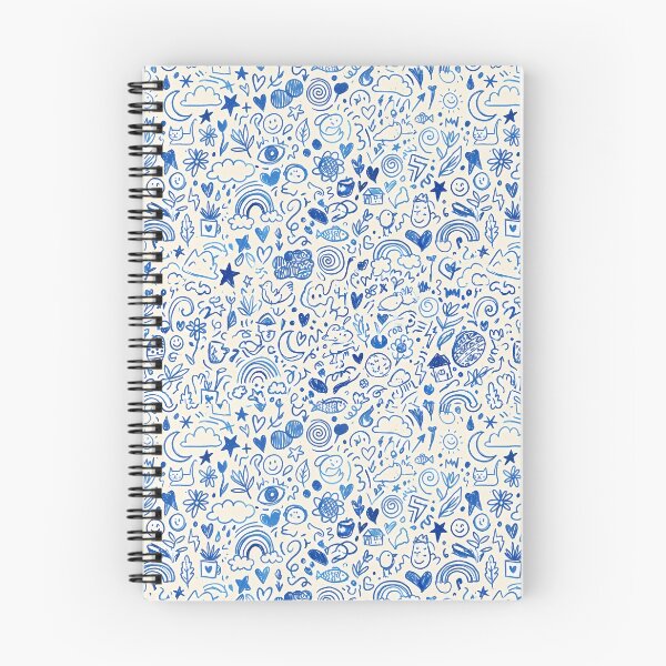 Item preview, 3 Whimsical Hand Drawn Folk Art Doodle Pattern designed and sold by ART ATTACK ZONE.
