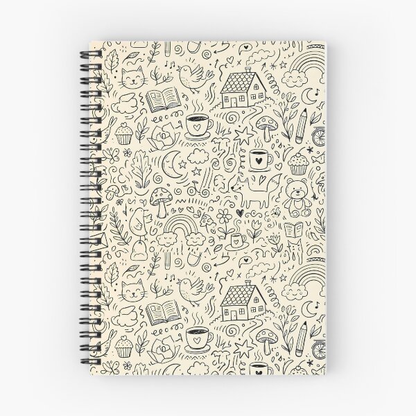 Item preview, 7 Whimsical Hand Drawn Folk Art Doodle Pattern designed and sold by ART ATTACK ZONE.