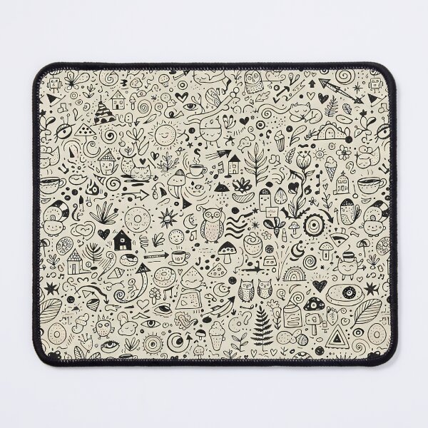 Item preview, 9 Whimsical Hand Drawn Folk Art Doodle Pattern designed and sold by ART ATTACK ZONE.