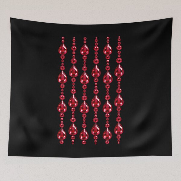 Item preview, BIRTHSTONE COLLECTION ⭐ CASCADE - JULY • RUBY • Modern designed and sold by WheelieGdArt.