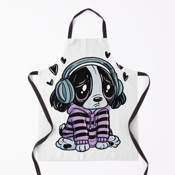 Item preview, Sad Cute Emo Puppy Mascot – Y2K Cartoon Aesthetic designed and sold by Retro Whimsy.