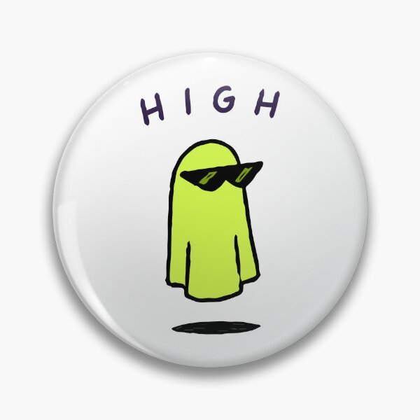 Artikelvorschau, HIGH Ghost – Kifferhumor Halloween entworfen und verkauft von Cannaxes Studio.