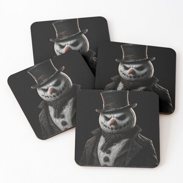 Item preview, Dark Academia Evil Snowman Gothic Christmas designed and sold by LazyDayzCo.