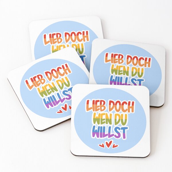 Item preview, Love whomever you want - blue designed and sold by DerKunstraum.