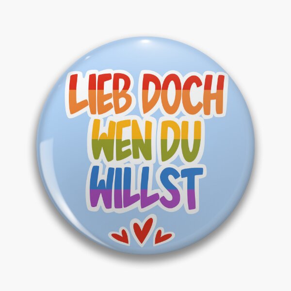 Item preview, Love whomever you want - blue designed and sold by DerKunstraum.
