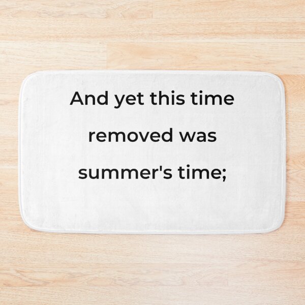 Item preview, “And yet this time removed was summer’s time;” - print black designed and sold by ariksworld.