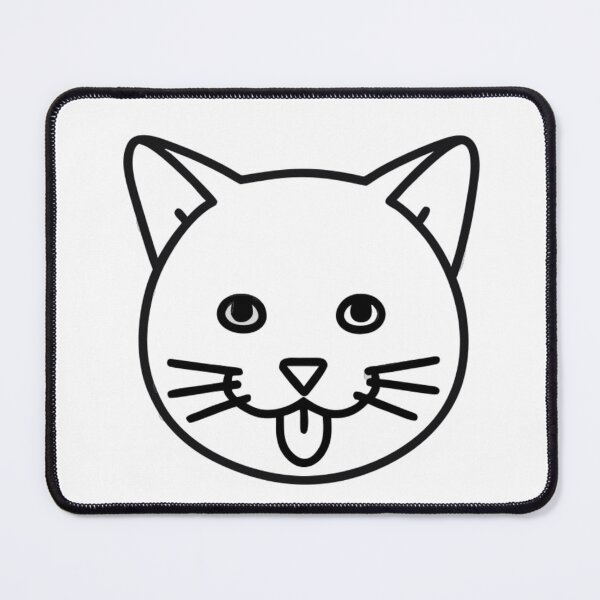 Item preview, Simple Feline Face Minimalist Cat Illustration designed and sold by Ikochane.