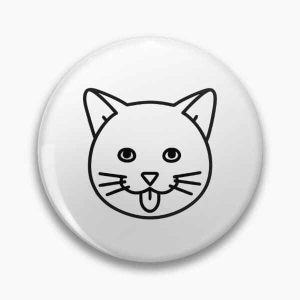 Item preview, Simple Feline Face Minimalist Cat Illustration designed and sold by Ikochane.