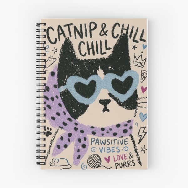 Item preview, A Cool Cat Scarfing Down Pizza While Mousing Around in Heart Glasses Is Totally Purr-plexing designed and sold by Print Fiction.
