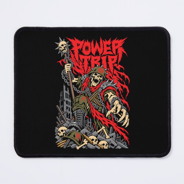 Item preview, Crossover Thrash Metal Skeleton Warrior – Hardcore Metal Skull Design designed and sold by tindian.