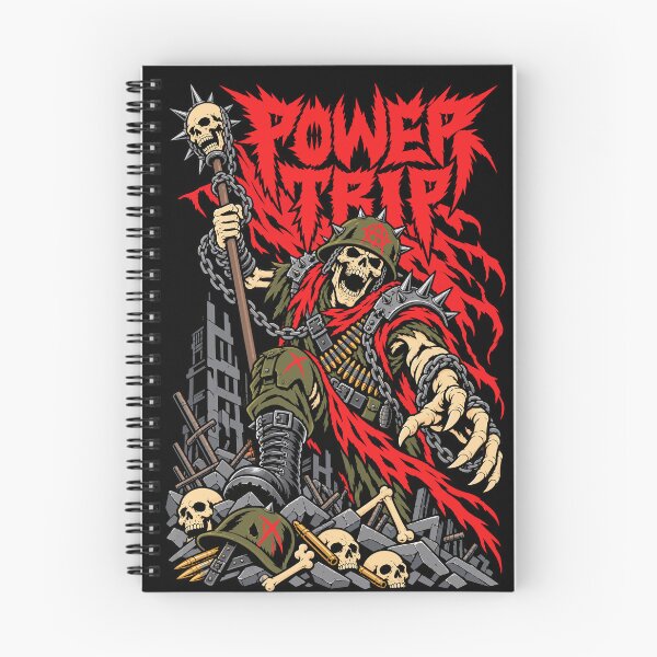 Item preview, Crossover Thrash Metal Skeleton Warrior – Hardcore Metal Skull Design designed and sold by tindian.