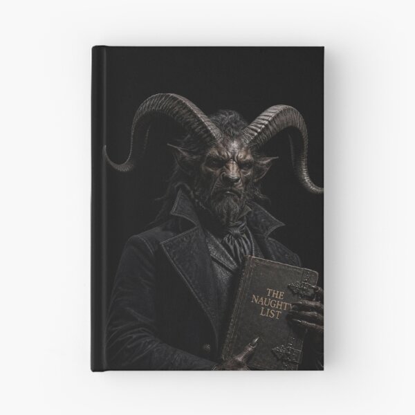 Item preview, Gothic Victorian Krampus The Naughty List Graphic designed and sold by LazyDayzCo.