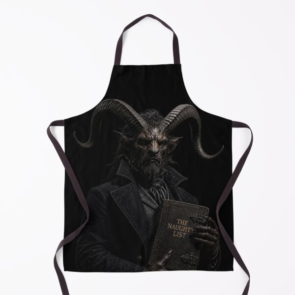 Item preview, Gothic Victorian Krampus The Naughty List Graphic designed and sold by LazyDayzCo.