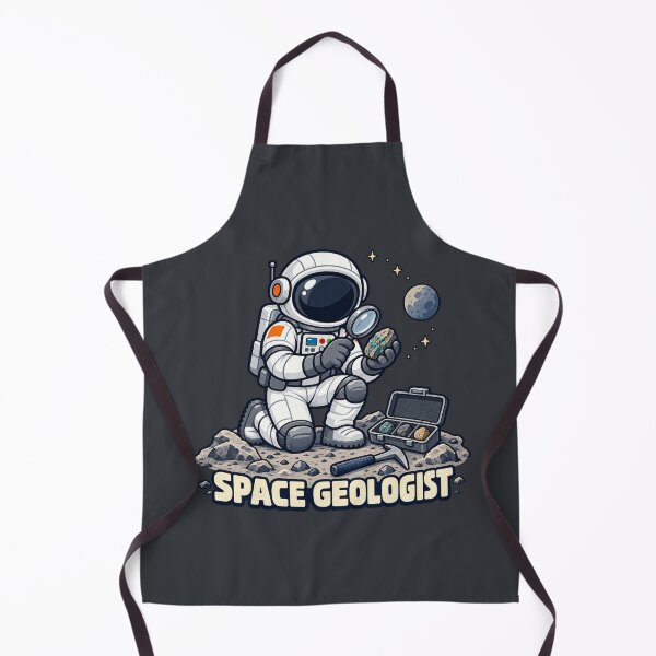 Item preview, Geologist Astronaut Studying Moon Rocks designed and sold by BROHLine Studio.