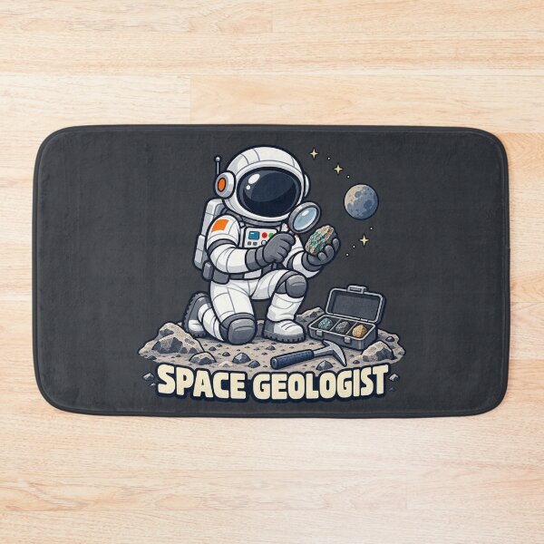 Item preview, Geologist Astronaut Studying Moon Rocks designed and sold by BROHLine Studio.