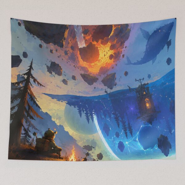 Item preview, Outer Wilds Inspired Art designed and sold by FeelTheDrawing.