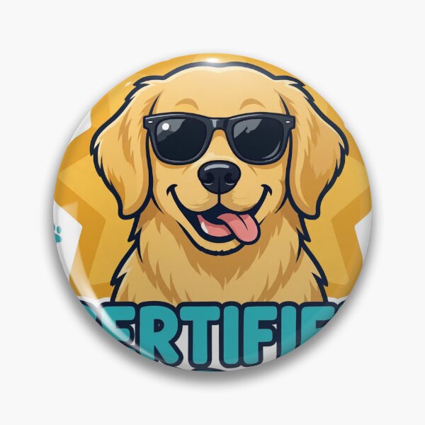 Item preview, Certified Good Boy Funny Golden Retriever Sunglasses T-Shirt designed and sold by ApparelOutpost.