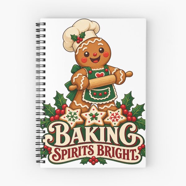 Item preview, Baking Spirits Bright – Gingerbread Baker designed and sold by electricpeacock.
