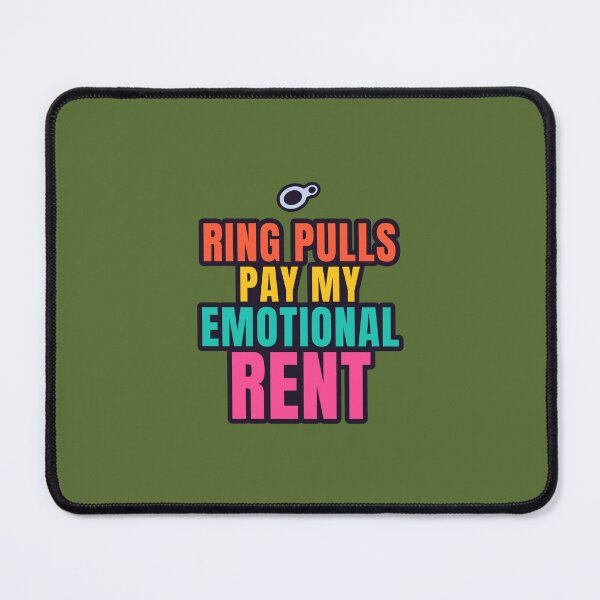 Item preview, Ring Pulls Pay My Emotional Rent Metal Detecting Gift designed and sold by TribeGlyph.